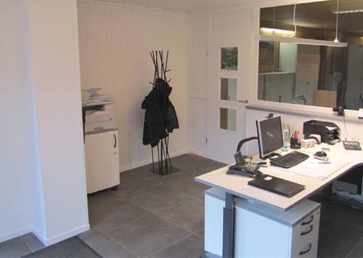 Innenansicht vom neuen Büro