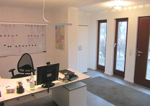 Innenansicht vom neuen Büro
